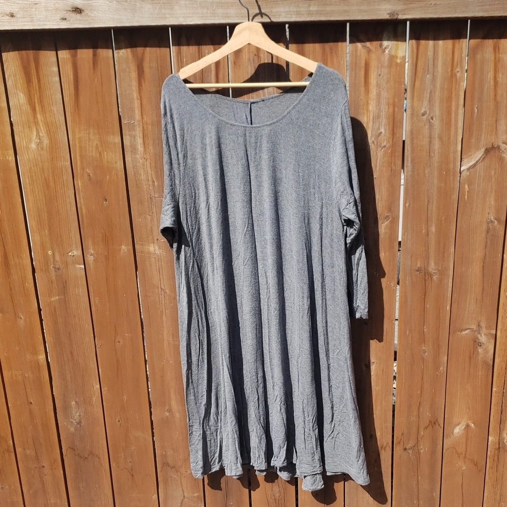 Gray 3X Women's Shift Dress